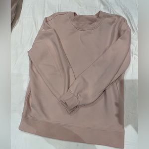 Womens blush lululemon crewneck sweatshirt